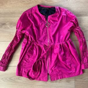 Zara Fuchsia Zip-Up Jacket